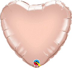 36" Rose Gold Heart