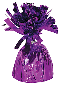 175 Gram Fringed Foil Weight - Purple