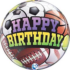 22" Bubble Birthday Sports Balls