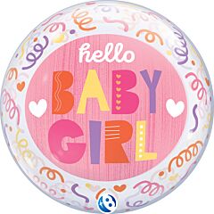 22" Bubble Baby Girl Streamers