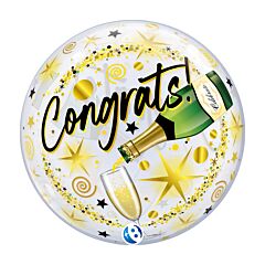 22" Bubble Sparkle Congrats