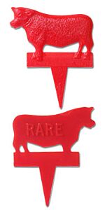 1.75" Steer Steak Marker - Rare