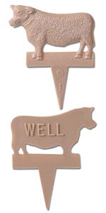 1.75" Steer Steak Marker - Well