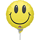9" Smile Face Yellow
