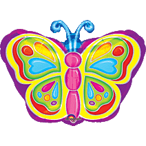 18" Bright Butterfly
