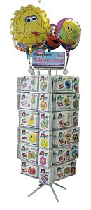 72 Peg Floor Spinner White