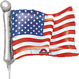14" American Flag
