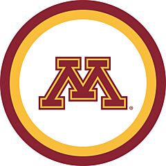 U Of Minnesota - 7" Plate 12 ct