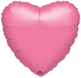 18" Metallic Lavender Heart