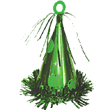 170 Gram Party Hat Weights - Green