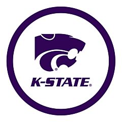 Kansas State 9" Paper Plate
