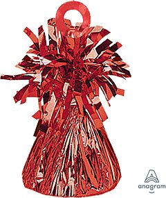 150 G Fringed Foil Wgt - Red