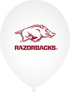 11" University of Arkansas Latex 10ct