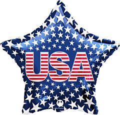 18" USA Red White and Blue Star