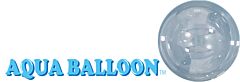 5" Aqua Balloon Clear