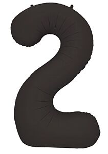 34" Number 2 - Matte Black