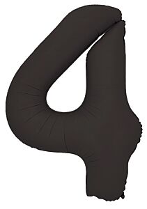 34" Number 4 - Matte Black