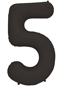 34" Number 5 - Matte Black