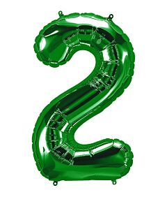 34" Number 2 - Green