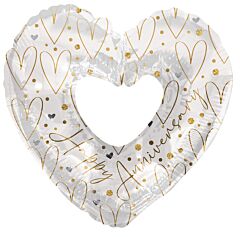 35" Happy Anniversary Heart