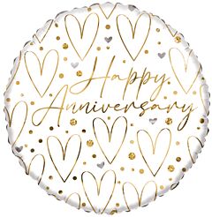 18" Happy Anniversary Heart