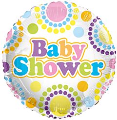 18" Baby Shower Dots