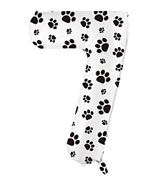 34" Number 7 - Paw Print