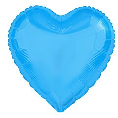 18" Heart Blue