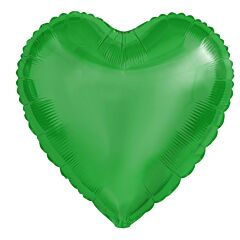 18" Heart Green