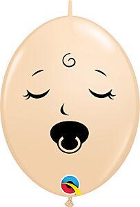 6" Qlink Pacfier Baby Face Blush