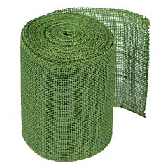 6" x 10yd Burlap Ribbon - Moss