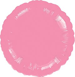 18" Metallic Pink Round