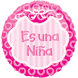 18" Es Una Nina 2 Sided