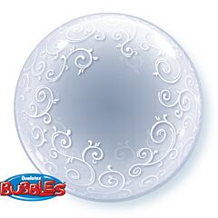 24" Fancy Filligree Deco Bubble