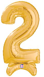 25" Number Stand Up 2 Gold