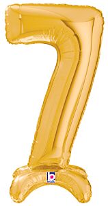 25" Number Stand Up 7 Gold