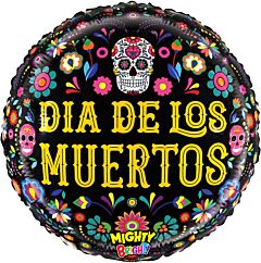 21" Mighty Floral Dia De Los Muertos