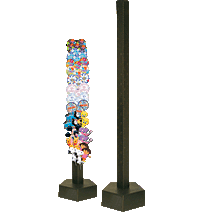 Tower Corrugate Display, 24x24x54