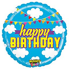 21" Birthday Clouds - Mighty Bright