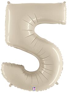 34" Number 5 White Sand