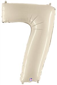 34" Number 7 White Sand