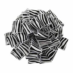 3" x 25yd Zebra Ribbon - Black