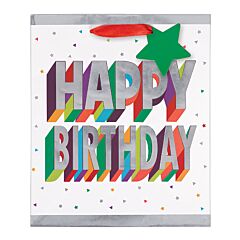 9x8x4 Gift Bag - 3D Bday