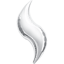 42" Silver Curve