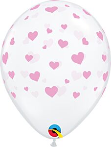 11" Random Hearts-A-Round Latex