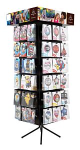 72 Peg Floor Spinner Black