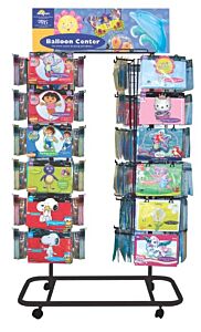 96 Peg-Dual Floor Spinner-Black