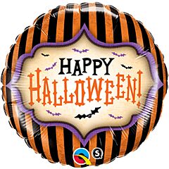 18" Halloween Stripes