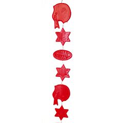 9' Football Garland - Red