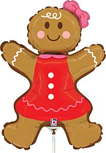 14" Mini Gingerbread Woman